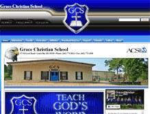 Tablet Screenshot of gracechristianeagles.org